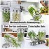 Sprossenglas Deckel 2er Set aus Edelstahl, Keimglas Deckel Produktbild-Vorschau 6