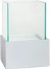 VIVANNO Windlicht Fiberglas CANDELITA Rechteckig, Weiß matt Produktbild-Vorschau 1