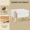 SONGMICS Sitzhocker mit Stauraum, Teddy-Fleece Produktbild-Vorschau 8