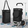 Jayseuw 3in1 Chariot à provisions, avec 2 roues et Voir les images du produit 2