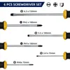 CCLIFE Magnetisches Schraubendreher Set 6-tlg Schlitz Produktbild-Vorschau 8