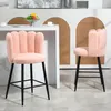 HOMCOM Lot de 2 tabourets de bar en tissu effet laine Voir les images du produit 7