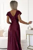 Numoco Abito da cerimonia donna Crysral bordeaux M Anteprima dell’immagine prodotto 5