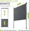 Juskys Senkrechtmarkise Barbados 150x310 cm - Sonnenschutz, Produktbild-Vorschau 5