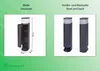 Novatool Pollerleuchte mit Steckdose 2-fach Anthrazit rund Produktbild-Vorschau 2