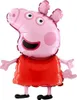 Balon Foliowy - Świnka Peppa 36 cm Grabo na patyk Podgląd zdjęcia produktu 2