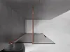 Mexen Velar Walk-In Duschwand, graphit/roségold, 75x200 cm, Produktbild-Vorschau 5
