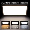 LED Außenwandleuchte 2906Y Schwarz 20W 3CCT (Warmweiß, Produktbild-Vorschau 9