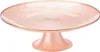 Elegante rosa Glas-Tortenplatte 21cm mit Fuß Produktbild-Vorschau 3