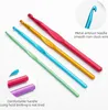 14 Stück Häkelnadel Set Crochet Hooks Stricknadeln aus bunt Produktbild-Vorschau 2