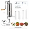 3,5 litri in acciaio inox salsiccia ripieno salsiccia Anteprima dell’immagine prodotto 3