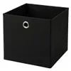 1 Stück Schwarz Faltbox 28 x 28 x 28 cm Aufbewahrungsbox Produktbild-Vorschau 1
