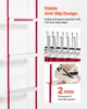 A close-up view of a fire escape ladder with marketing text and images highlighting its features. Produktbild-Vorschau