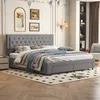 Cama con somier y base de muelles INONEFT, 160 x 200 cm, Vista previa de la imagen del producto 7