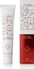 A tube of toothpaste and its box, both white with red accents and text. Anteprima dell’immagine prodotto