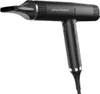 A black professional hairdryer is shown against a white background. Náhled obrázku produktu