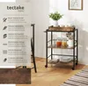 Worcester servírovací vozík 65x41,5x87cm - Průmyslové dřevo Náhled obrázku produktu 9