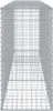vidaXL Gabion z pokrywą 300x50x100 cm Ocynkowane żelazo Podgląd zdjęcia produktu 4