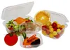 50x Rechteckbecher klar mit Deckel 250 ml (PET) Produktbild-Vorschau 3