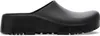 A black Birkenstock Super Birki 2.0 Polyurethane Clog is shown from the side against a white background. Produktbild-Vorschau
