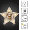 LED Figur Stern Keramik Rentier Motiv Deko beleuchtet Produktbild-Vorschau 6