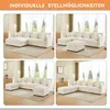 Merax 4-Sitzer Ecksofa U-/L-förmiges, Modulares Chenille Produktbild-Vorschau 7