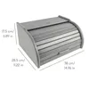 Creative Home Porta-Pane Legno Grigio | 38x28,5x17,5cm | Anteprima dell’immagine prodotto 2