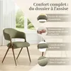 Lot de 2 Chaises de Salle à Manger – Design Ergonomique et Voir les images du produit 4
