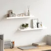 vidaXL Modanature per quadri 2 pz. MDF bianco 60x9x3 cm Anteprima dell’immagine prodotto 2