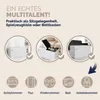 CASARIA® Sitzbank mit Stauraum Faltbar Weiß 80x40x40cm Produktbild-Vorschau 5