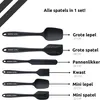 Jumada – Set siliconen spatels [6-delig] – Voor koken en Productafbeelding-voorbeeld 1