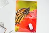 MuchoWow® Mauspad Mousepad Blumen - Schmetterlinge - Produktbild-Vorschau 5