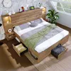 MODFU Doppelbett Bettgestell 160x200 cm mit LED-Downlights Produktbild-Vorschau 3
