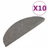 vidaXL Samolepiace podložky na kroky 10 ks. Sivé 56x17x3 cm Náhľad obrázku produktu 1