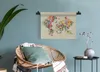 MuchoWow® Wandteppich Wandbehang Weltkarte - Vintage - Produktbild-Vorschau 5