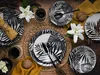 CreaTable, 25861, Tropicana Black, sada tanierov 12 ks, Náhľad obrázku produktu 15