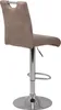 2er Set Barhocker Miranda - Microfaser Beige -  Produktbild-Vorschau 8