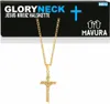 GLORYNECK Gesù Croce Collana Crocifisso Acciaio Anteprima dell’immagine prodotto 1