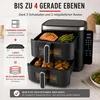 Friggitrice ad aria Alpina a 2 vani  - Airfryer 11 L - 2 Anteprima dell’immagine prodotto 3