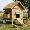 COSTWAY - Porte automatique pour poulailler, porte solaire Voir les images du produit 2