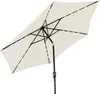 KINGSLEEVE® Parasol de jardin extérieur LED solaire 300cm Voir les images du produit 4