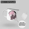 Trendation - Axolotl Emaille Tasse Grafik Lustig Produktbild-Vorschau 4