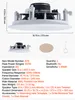 VEVOR Haut-parleurs de plafond, 203,2 mm, 1 paire, Voir les images du produit 7