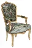 Casa Padrino Barock Salon Stuhl Gobelin / Gold Produktbild-Vorschau 2