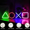Bouclier néon en forme de bouton de jeu, Led néon Voir les images du produit 4