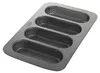 BIRKMANN 4er Hot Dog Brötchenblech, L 35 x B 22 cm, aus Produktbild-Vorschau 2