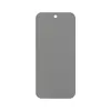 A gray screen protector for a smartphone, shown from the front on a white background. Produktbild-Vorschau