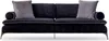 Sofa 4 Sitzer Sofas Schwarz Stoff Wohnzimmer Luxus Modern Produktbild-Vorschau 5