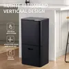 LoXa – Poubelle Vanessa 60 L – 3 compartiments – Couvercle Voir les images du produit 2