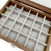 Kleine Holz Schmucklade 24 Fächer für Ringe Ohrringe Produktbild-Vorschau 4